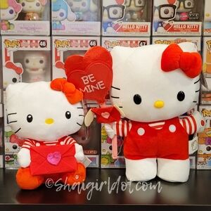 Hello Kitty Valentine's Magogo & Side Stepper Animated Plush Bundle NWT!